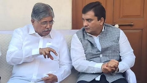 Chandrakant Patil and Dhananjay Mahadik
