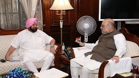Amit Shah, Capt. Amarinder Singh