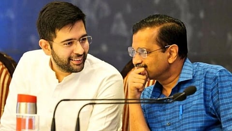 Raghav Chadha, Arvind Kejriwal