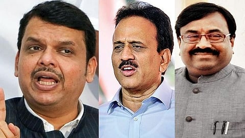 Devendra Fadnavis, Sudhir Mungantiwar, Girish Mahajan