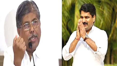 Chandrakant Patil, Satej Patil