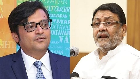 Arnab Goswami, Nawab Malik