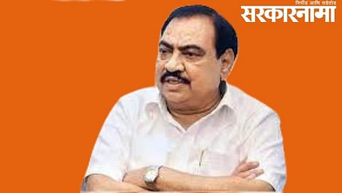 NCP leader Eknath Khadse