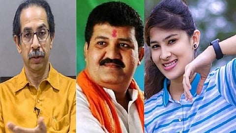 Uddhav Thackeray ,Sanjay Rathod, Pooja Chavan