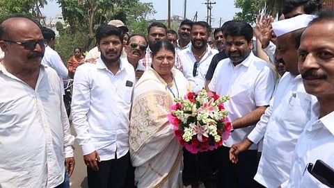 Jayashree Jadhav and Satej Patil