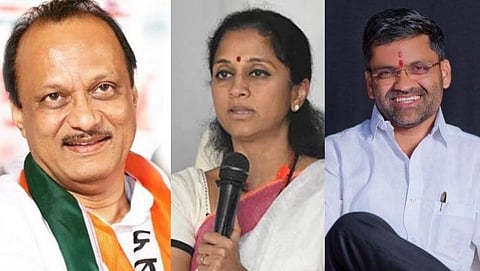 Ajit Pawar-Supriya Sule-Nilesh Lanke