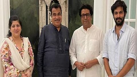Nitin Gadkari meets Raj Thackeray