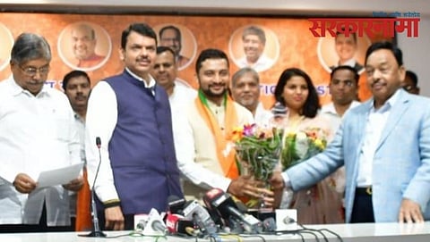 Yuvraj Lakhmraje Bhosale join BJP