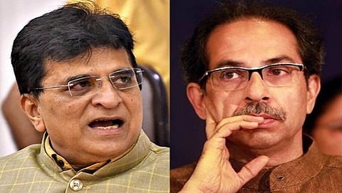 Kirit Somaiya, Uddhav Thackeray