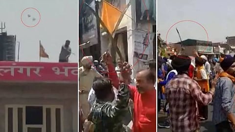 Clash between two groups in Patiala, Punjab