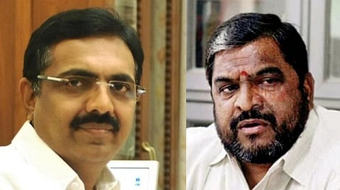 Jayant Patil and Raju shetti