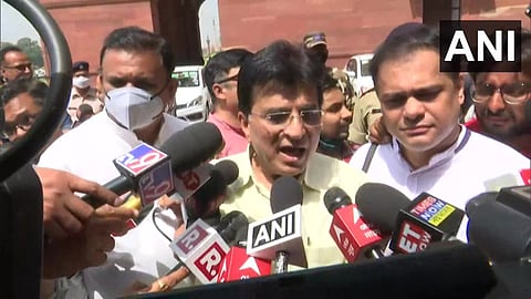 Kirit Somaiya and BJP leaders in Delhi