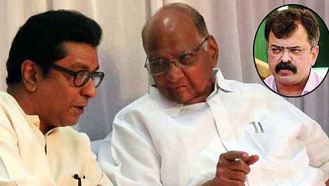 Raj Thackeray, Sharad Pawar, Jitendra Awhad