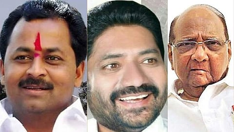Rajendra Raut-Vishwas Barbol-Sharad Pawar