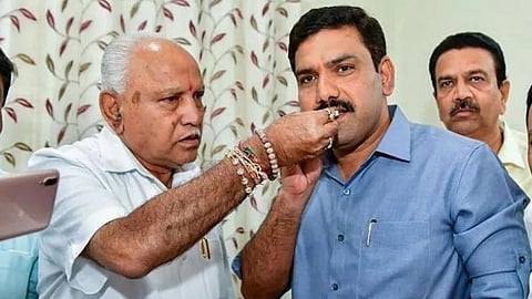 B. S. Yediyurappa and Son B.Y. Vijayendra, BJP News, Karnataka News, B. S. Yediyurappa News