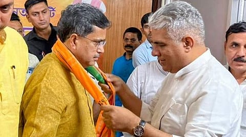 Manik Saha and Bhunpender Yadav