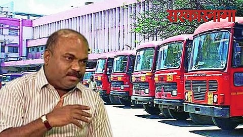 Anil Parab With ST Buses