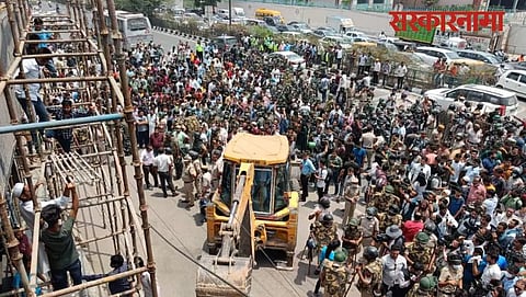 Shaheen Bagh Bulldozer Action