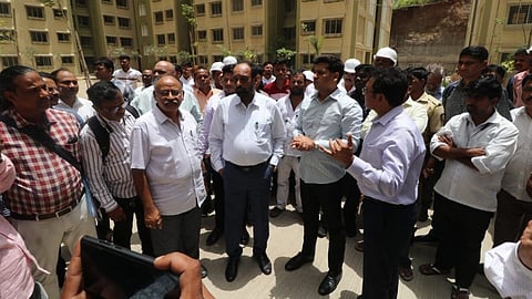 MHADA Visit MP Shrikant Shinde