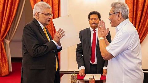 Ranil Wickremesinghe and Gotabaya Rajapaksa