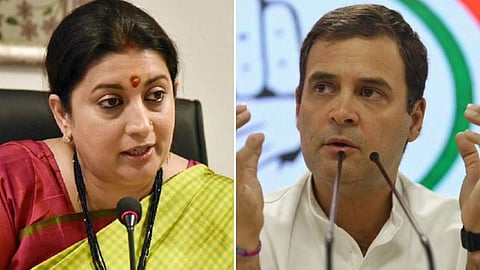 Smriti Irani, Rahul Gandhi