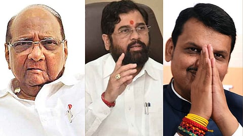 Sharad Pawar-Eknath Shinde-Devendra Fadnavis