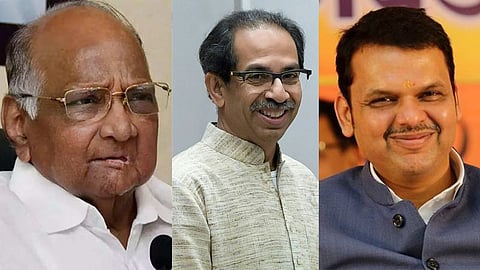 Sharad Pawar, Uddhav Thackeray, Devendra Fadnavis