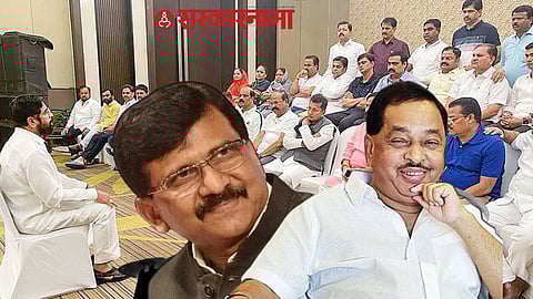 sanjay raut, narayan rane