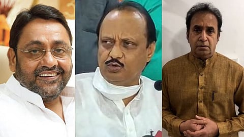 Nawab Malik-Ajit Pawar-Anil Deshmukh