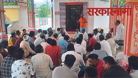 Ganesh Dhatrak in Shivsena meeting, Nashik Latest Marathi News, Suhas Kande News