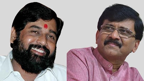 eknath shinde, sanjay raut
