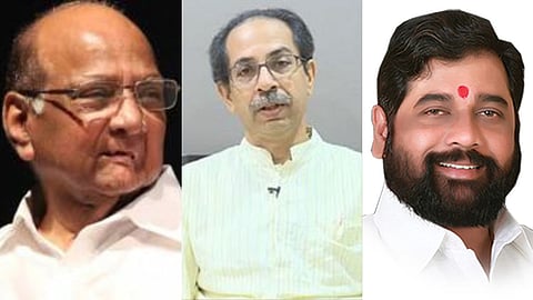 Sharad Pawar-Uddhav Thackeray- Eknath Shinde