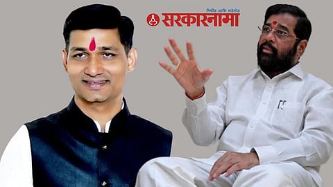 MLA Narendra Bhondekar and Eknath Shinde