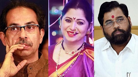 uddhav thackeray, deepali sayed, eknath shinde