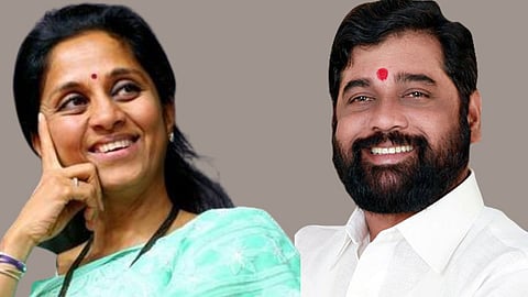 Supriya Sule, Eknath Shinde