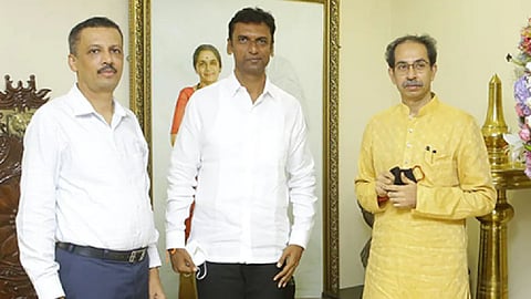 Shankarrao Gadakh & Uddhav Thackeray