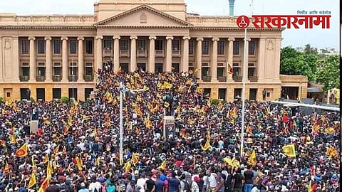 sri lanka protesters