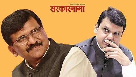 Sanjay Raut and Devendra Fadanvis