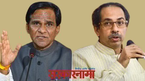 Bjp Minister Raosaheb Danve- Shivsena Chief Uddhav Thackeray News
