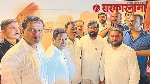 CM Eknath Shinde with Jalgaon Corporators, Jalgaon News,