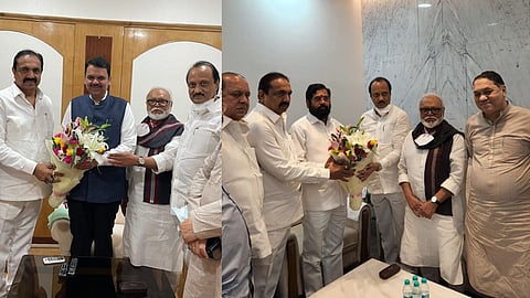 NCP Leader Meets CM Eknath Shinde and Devendra Fadnavis