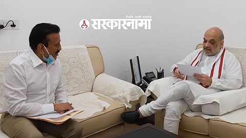 Girish Mahajan meets Amit Shah
