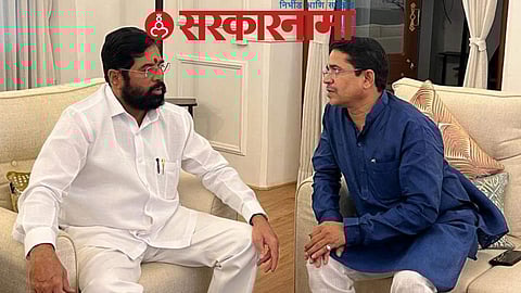 Cm Eknath Shinde With Mla Abhimanyu Pawar News
