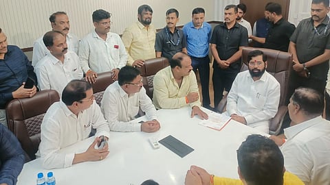 Eknath Shinde, Anil Shinde, Dilip Satpute