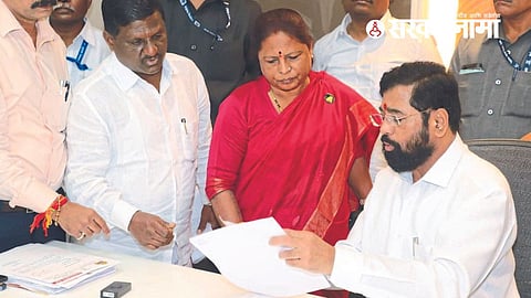 Manjula Gavit With CM Eknath Shinde