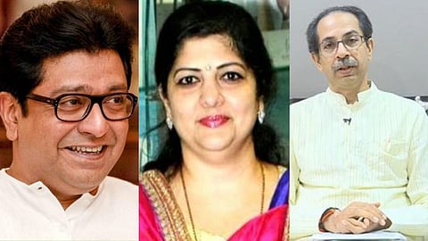 Raj Thackeray-Sharmila Thackeray-Uddhav Thackeray