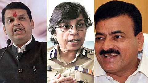 Devendra Fadnavis- Rashmi Shukla-Bhaskar Jadhav