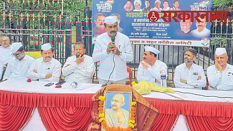 Dr Tushar Shewale in Yeola meeting