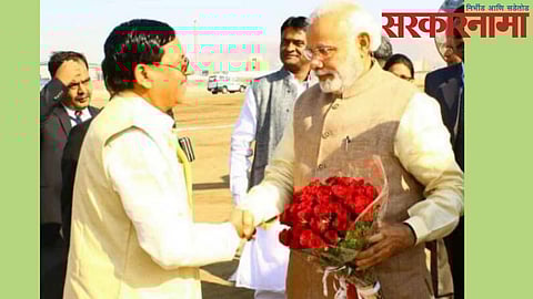 Narendra Modi -Baburao Pacharne