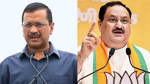 Arvind Kejriwal, JP Nadda